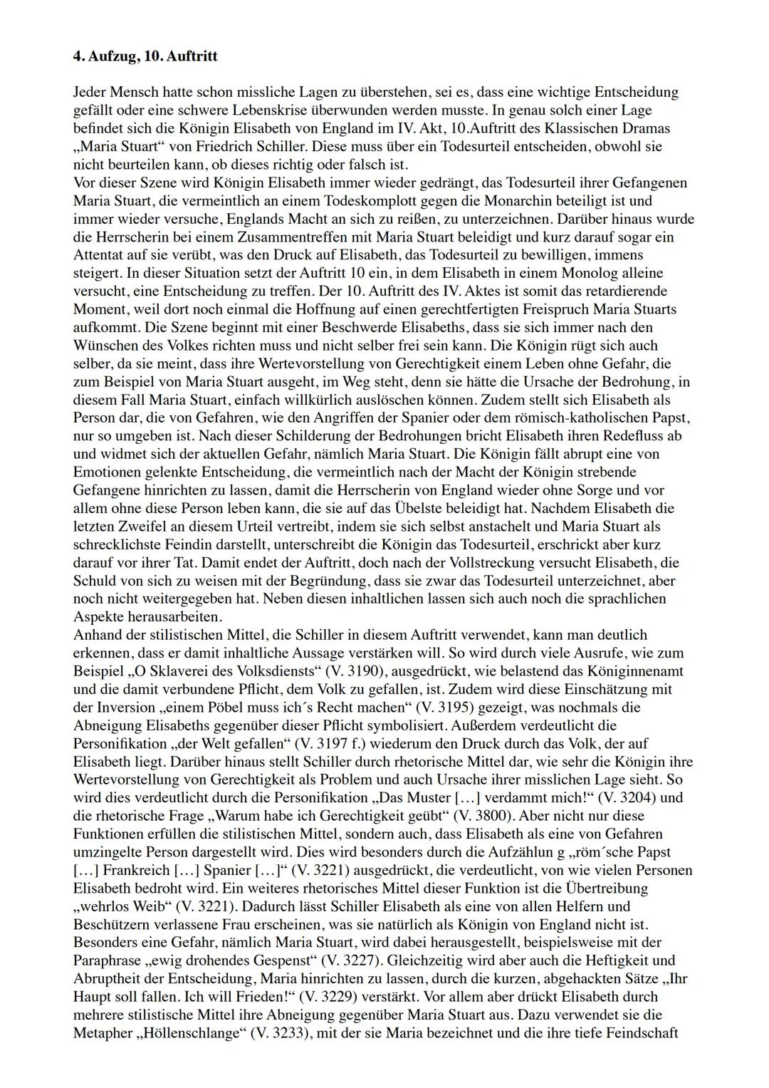 Dramen - Analyse
Maria Stuart:
-
von Friedrich Schiller
-
Vertreter des Sturm & Drangs
- ab 1799 mit Goethe Vertreter Weimarer Klassik
- im 