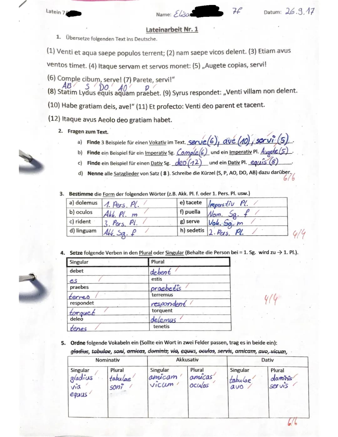 Coole Latein-Übungen und Übersetzungen für die 7. Klasse Gymnasium