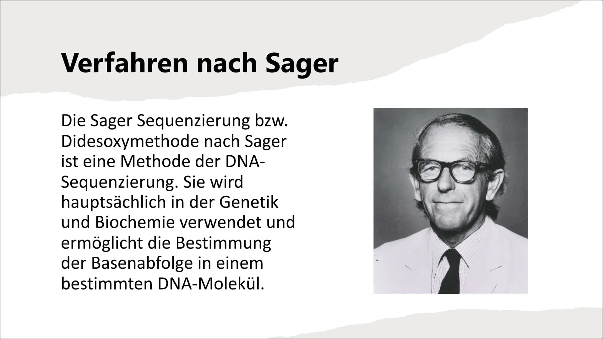 DNA-Sequenzierung Inhaltsverzeichnis
●
●
●
●
●
●
Definition DNA-Sequenzierung
Bedeutung von DNA-Sequenzierung
Methoden
Verfahren nach Sanger