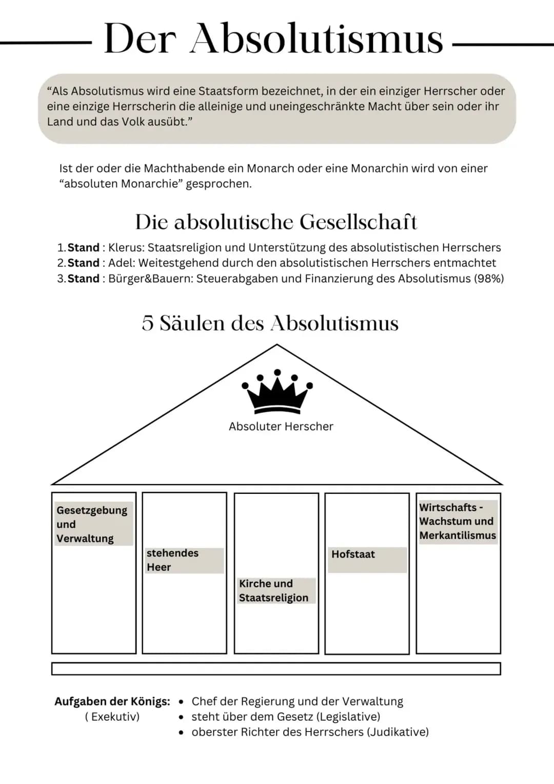 Absolutismus, Aufklärung, Aufklärer