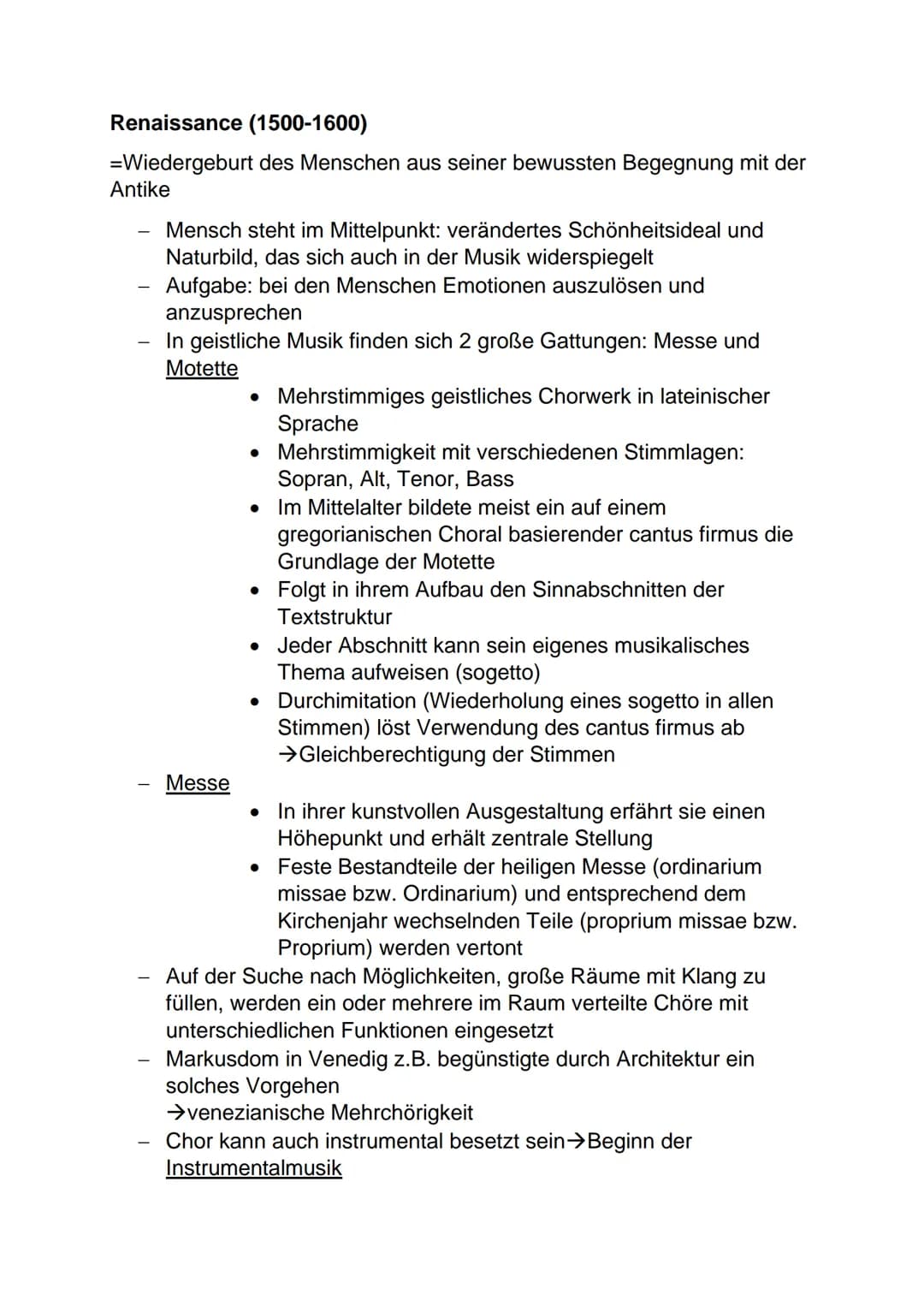 Mittelalter (400-1500)
Gregorianik:
Notre-Dame-Schule:
Ars Antiqua:
Ars Nova:
Kirchliche Musik des Mittelalters entwickelt sich auf Basis de