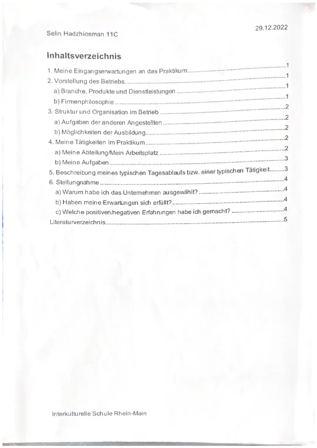 Selin Hadzhiosman
1
29.12.2022

1. Meine Eingangserwartungen an das Praktikum

Durch mein Praktikum auf der IKS erhoffe ich mehr Wissen über