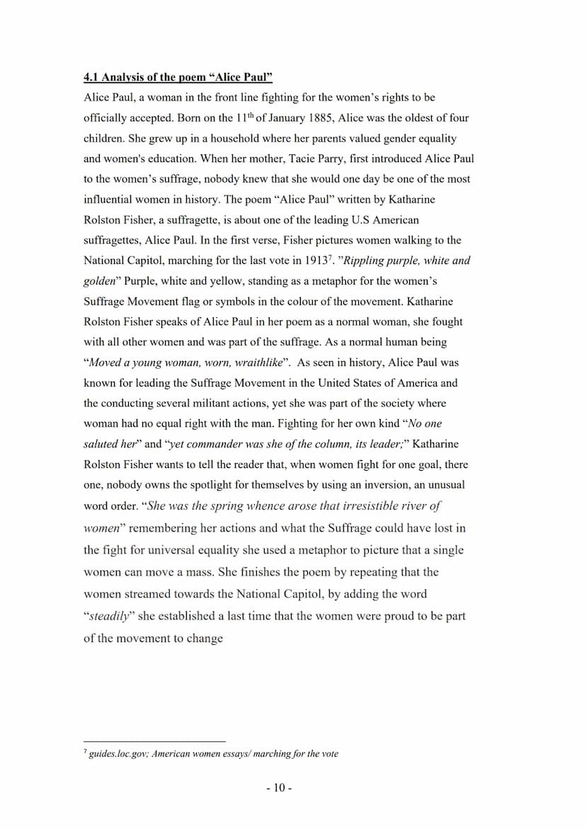 Gesamtschule
Gesamtschule
Sekundarstufe II
Q1
Schuljahr 2021/2022
Author:
Term Paper
The Suffragette Movement
How did the Suffragette moveme