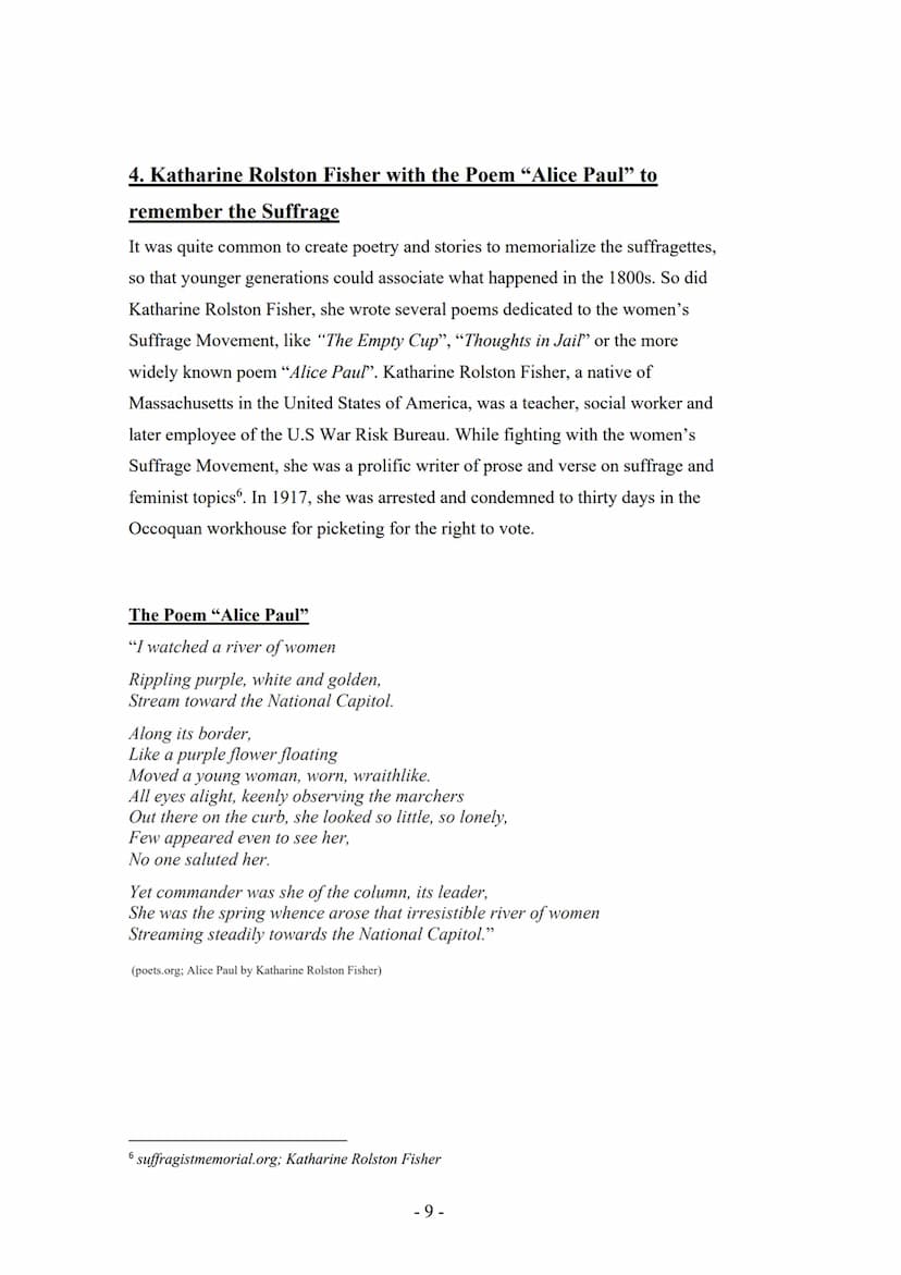 Gesamtschule
Gesamtschule
Sekundarstufe II
Q1
Schuljahr 2021/2022
Author:
Term Paper
The Suffragette Movement
How did the Suffragette moveme
