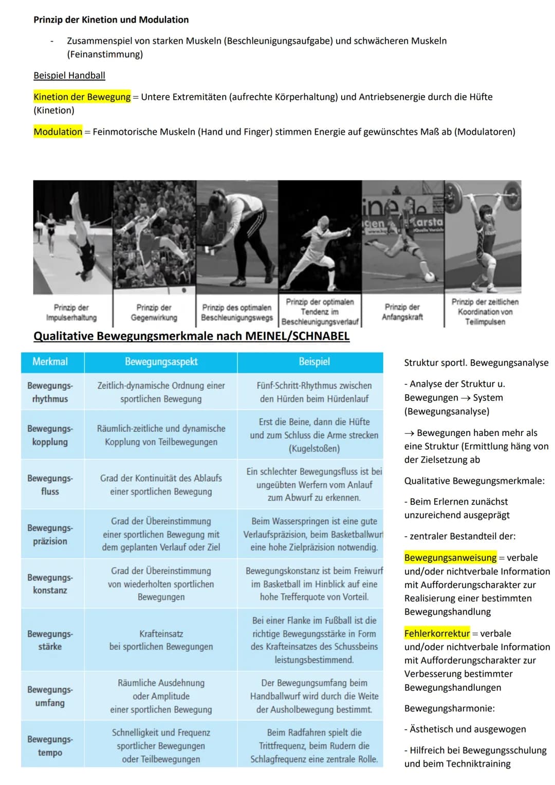 Betrachtungsweisen bei der Analyse sportlicher Bewegungen
Biomechanische Perspektive
Physikalische Einflussgrößen
Beispiel Weitsprung
Morpho