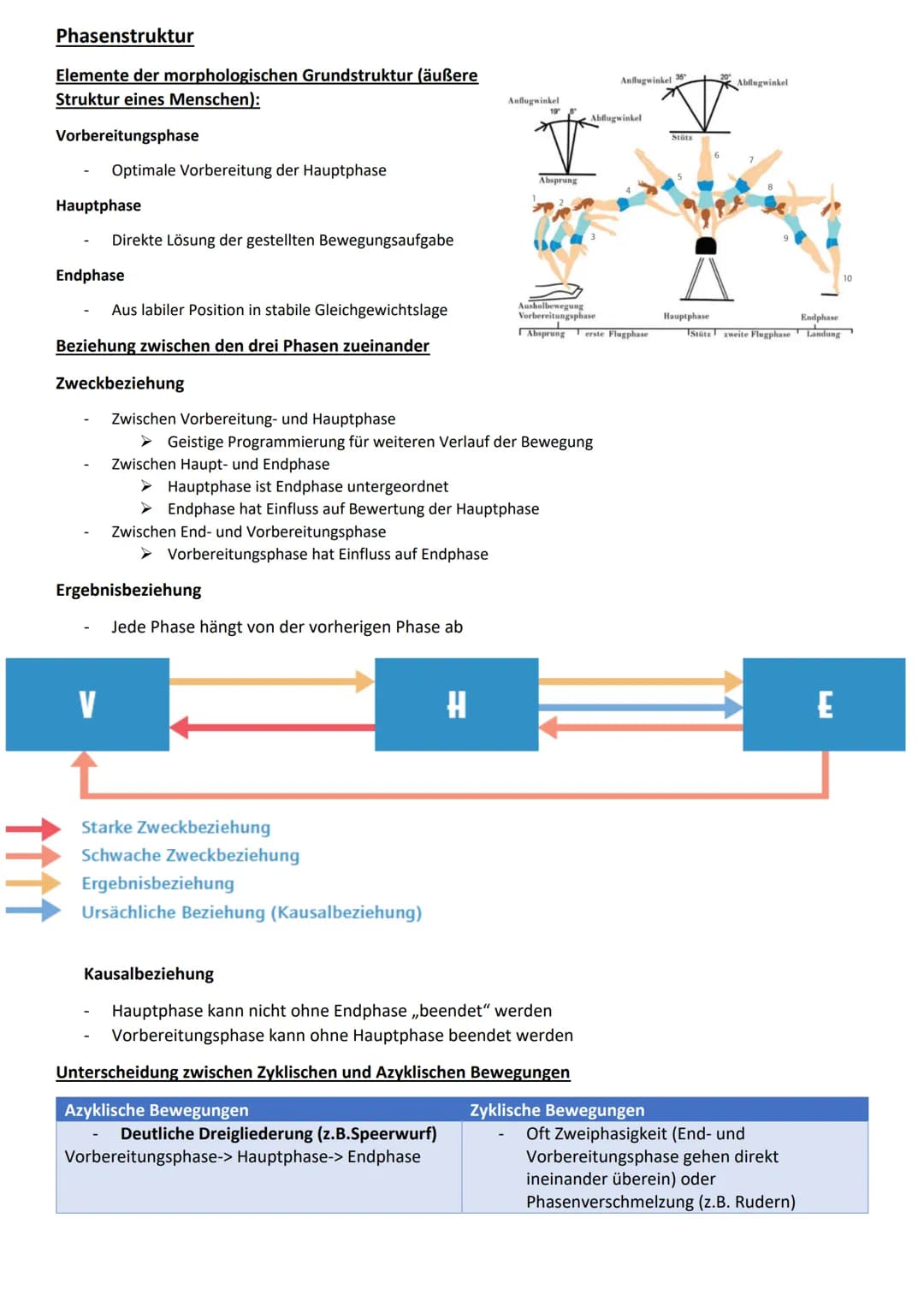 Betrachtungsweisen bei der Analyse sportlicher Bewegungen
Biomechanische Perspektive
Physikalische Einflussgrößen
Beispiel Weitsprung
Morpho