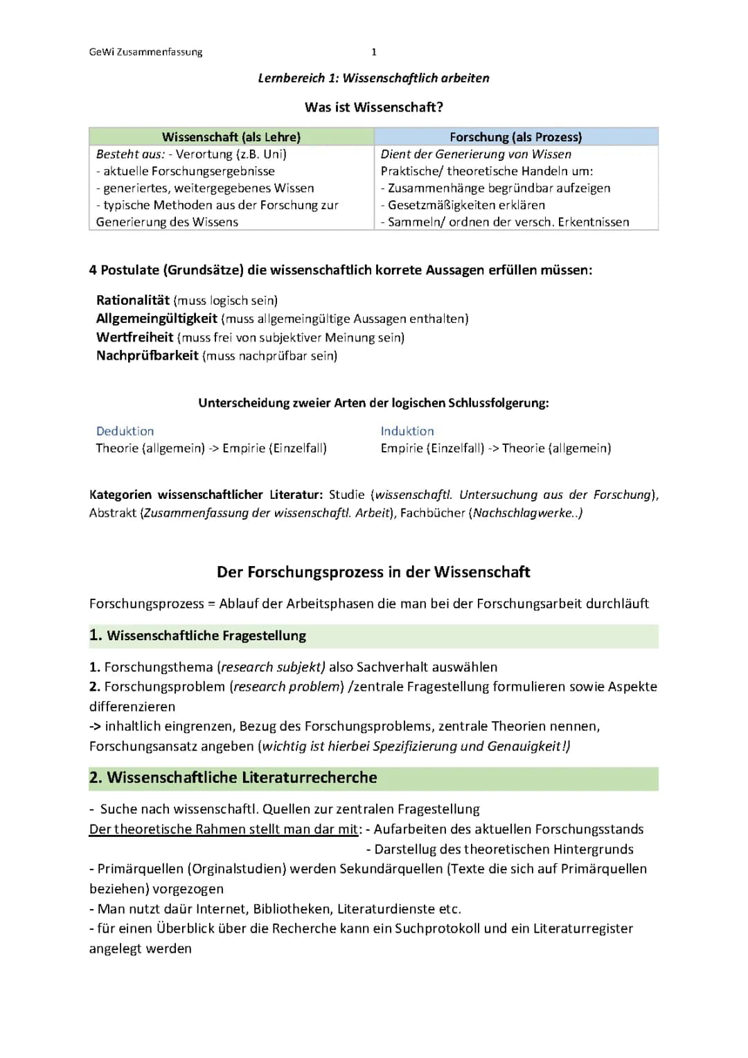  Gesundheitswissenschaften Zusammenfassung 