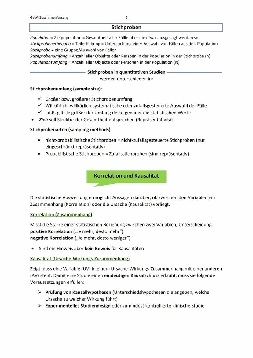 GeWi Zusammenfassung
Lernbereich 1: Wissenschaftlich arbeiten
Was ist Wissenschaft?
Wissenschaft (als Lehre)
Besteht aus: - Verortung (z.B. 