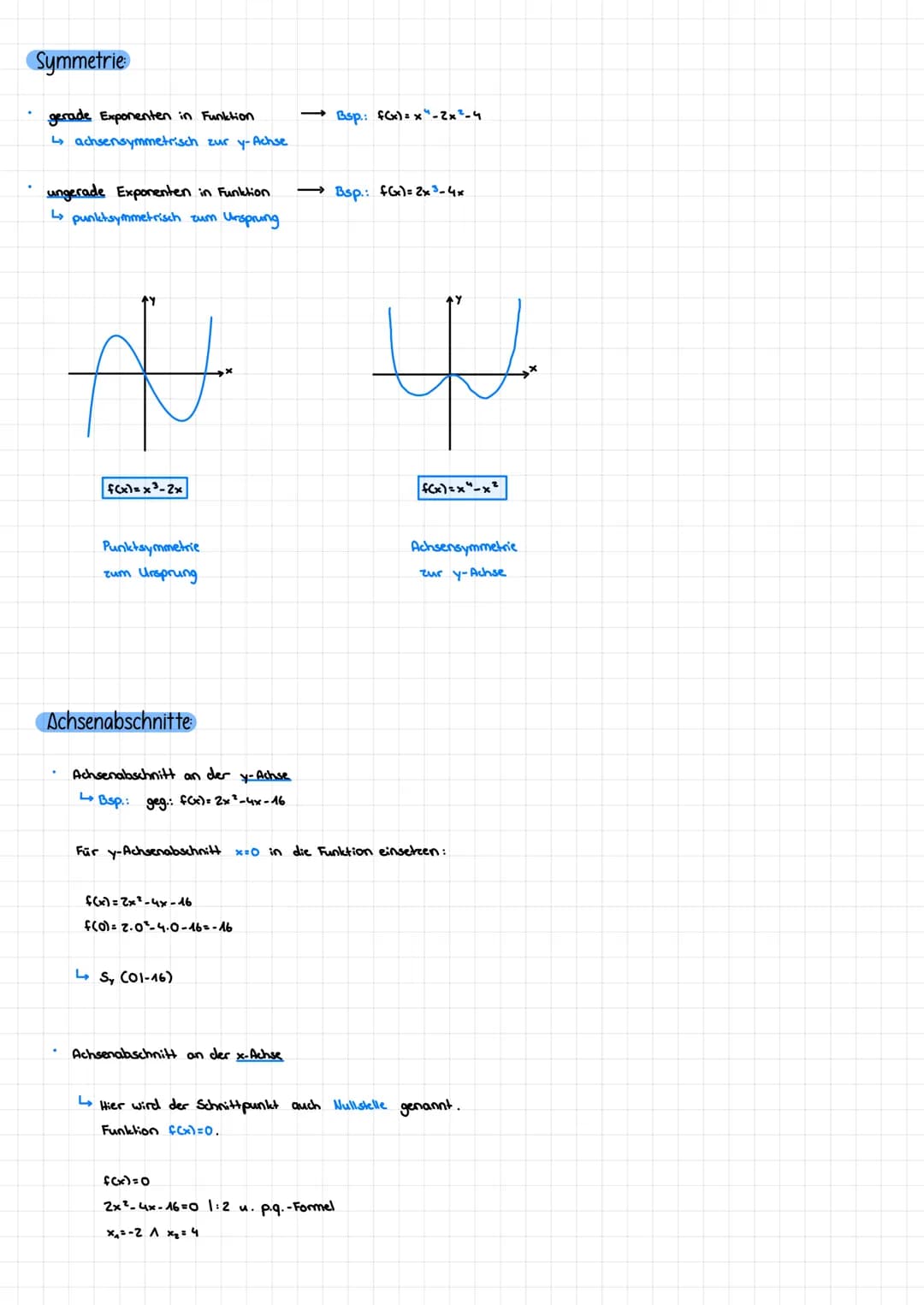 વી
(6)
Kurvendiskussion
53
a) Grenzuerhalten
6) Nullstellen
Beispiel: f(x) = a.x^
c) Schnittpunkt y-Achse
d
d) Extrempunkte
e) Wendepunkte
G