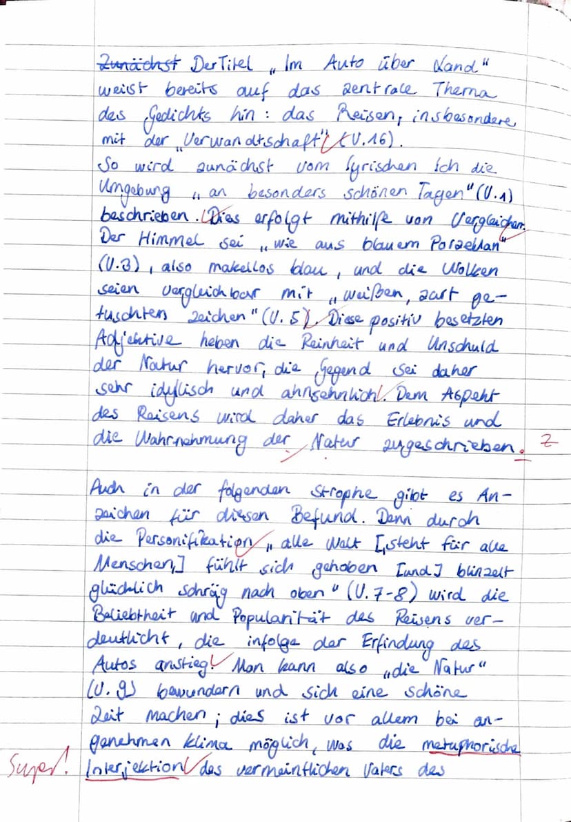 Deutsch Grundkurs 12/1
Erste Kursarbeit 12/1: Analyse und Interpretation literarischer Texte
Arbeitszeit: drei Unterrichtsstunden inklusive 