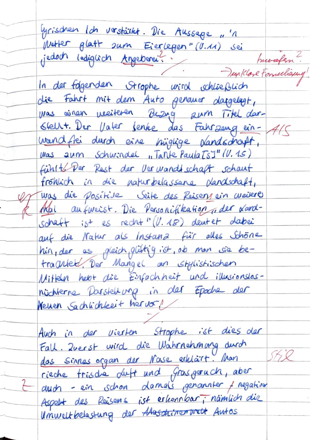 Deutsch Grundkurs 12/1
Erste Kursarbeit 12/1: Analyse und Interpretation literarischer Texte
Arbeitszeit: drei Unterrichtsstunden inklusive 