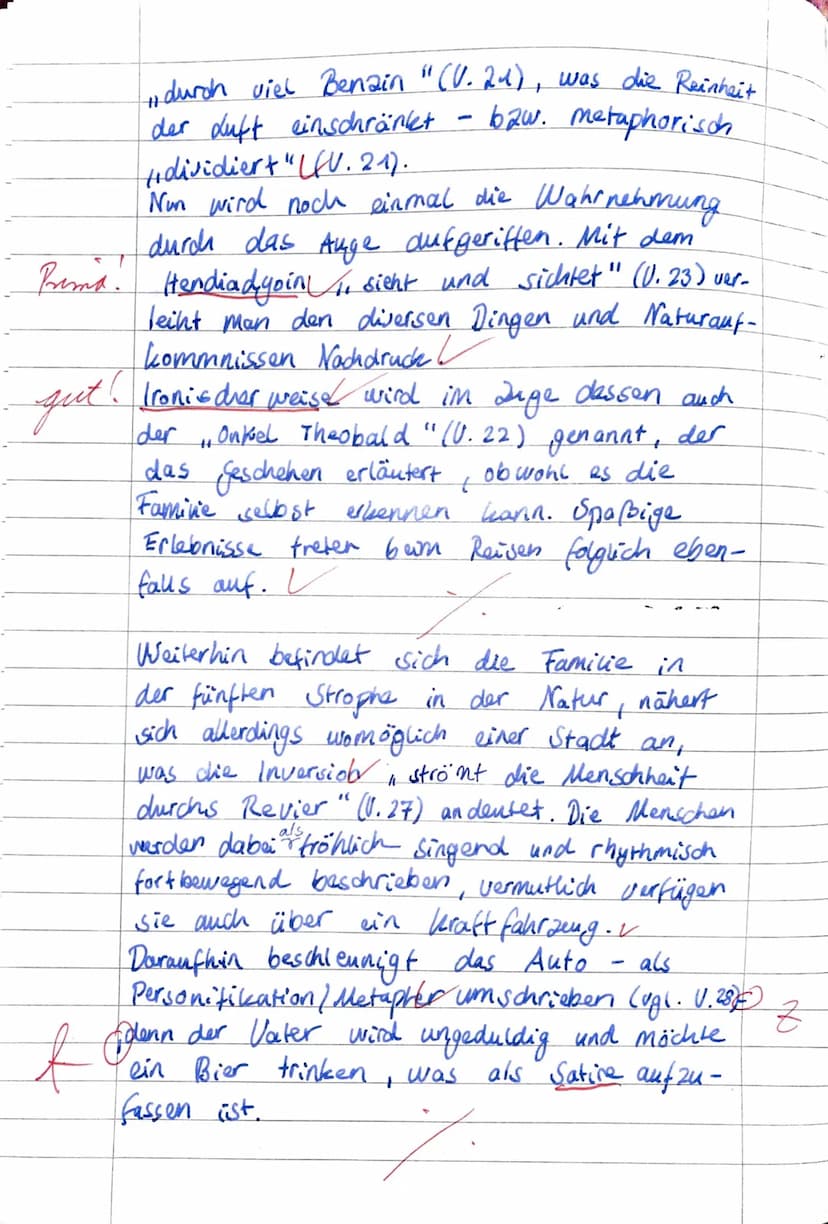 Deutsch Grundkurs 12/1
Erste Kursarbeit 12/1: Analyse und Interpretation literarischer Texte
Arbeitszeit: drei Unterrichtsstunden inklusive 