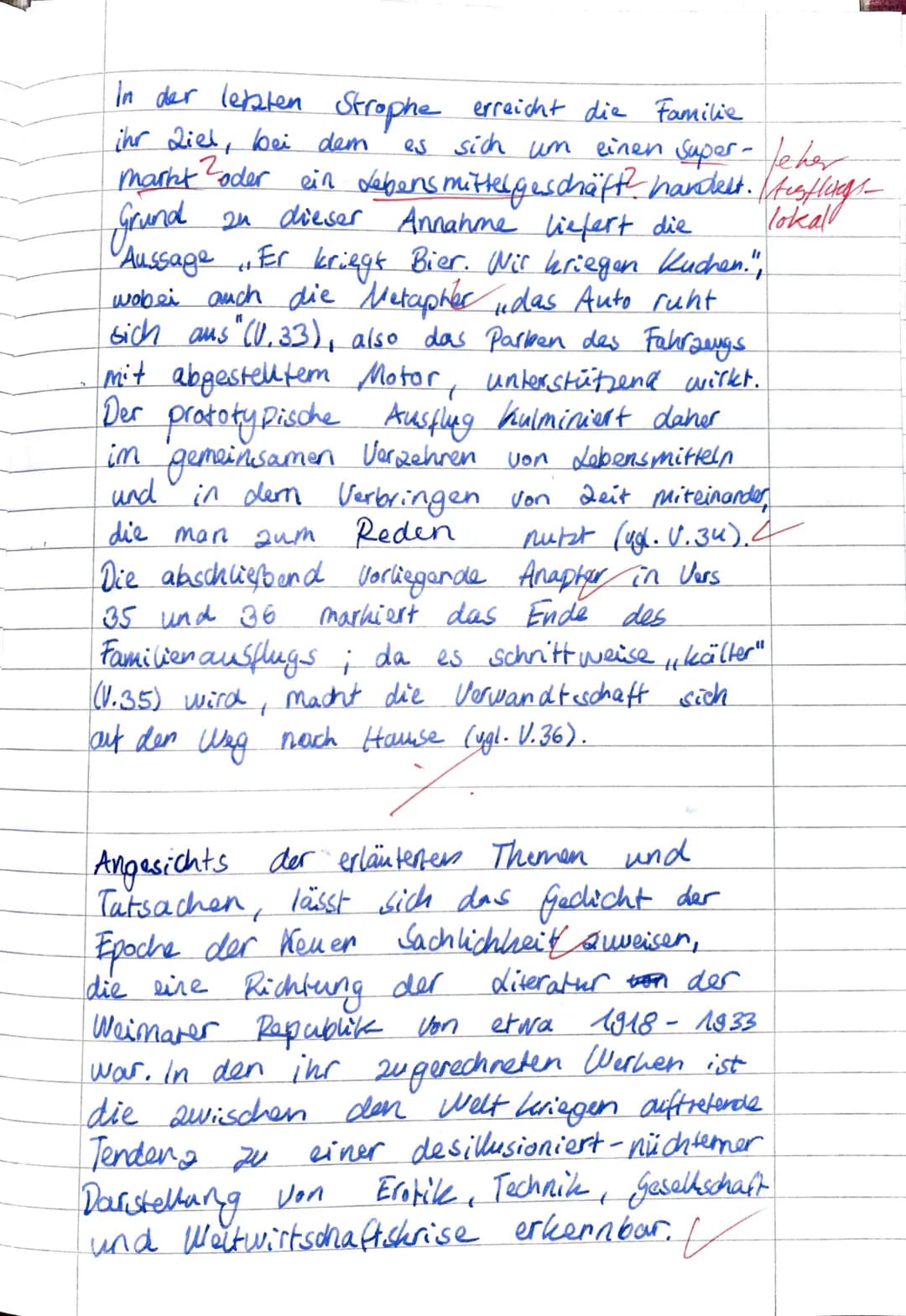 Deutsch Grundkurs 12/1
Erste Kursarbeit 12/1: Analyse und Interpretation literarischer Texte
Arbeitszeit: drei Unterrichtsstunden inklusive 