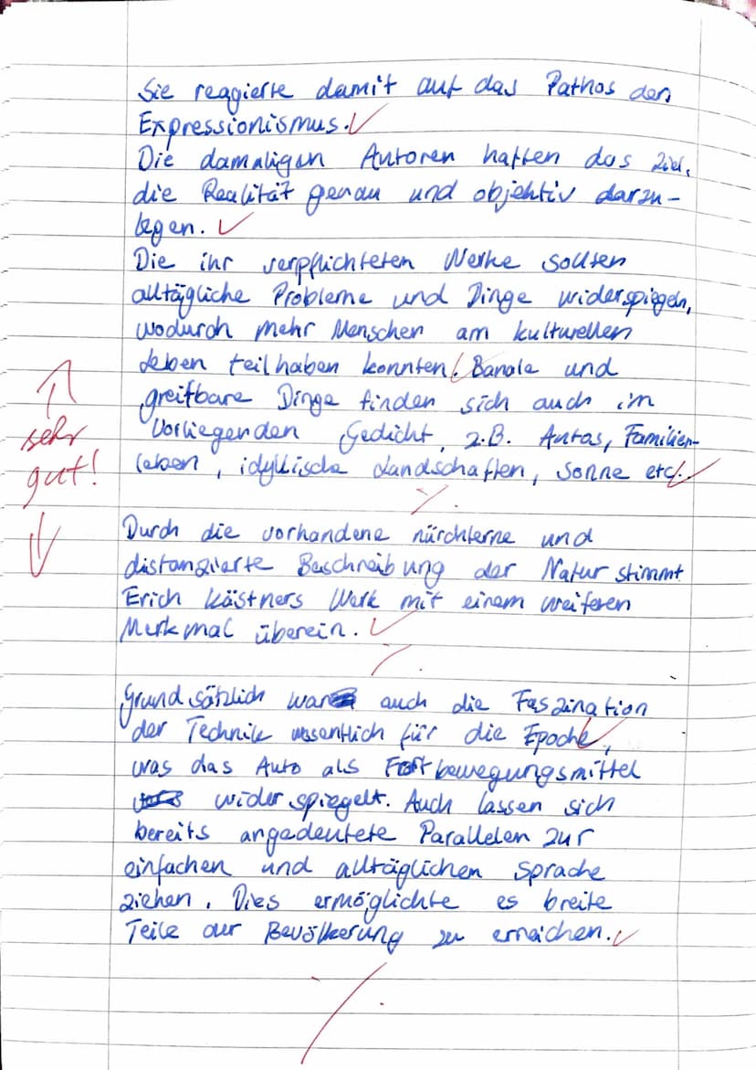 Deutsch Grundkurs 12/1
Erste Kursarbeit 12/1: Analyse und Interpretation literarischer Texte
Arbeitszeit: drei Unterrichtsstunden inklusive 