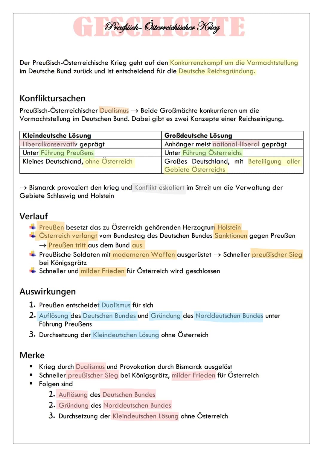 GE 21 Deutsche Katserreich TE
Der Norddeutsche Bund war ein Bundesstaat der deutschen Staaten nördlich der Mainlinie
unter Führung Preußens.