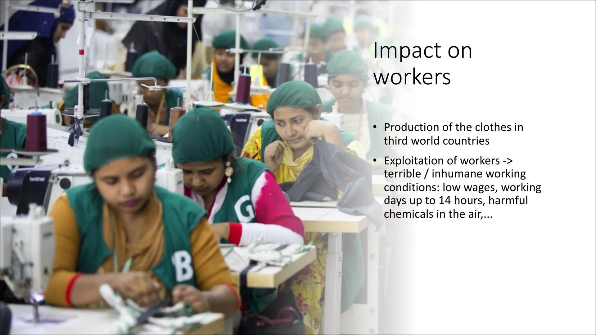 FAST FASHION Outline
●
●
Impact on workers
• Impact on ecology
●
Who consumes fast fashion?
Alternatives to fast fashion
●
Definition
Exampl