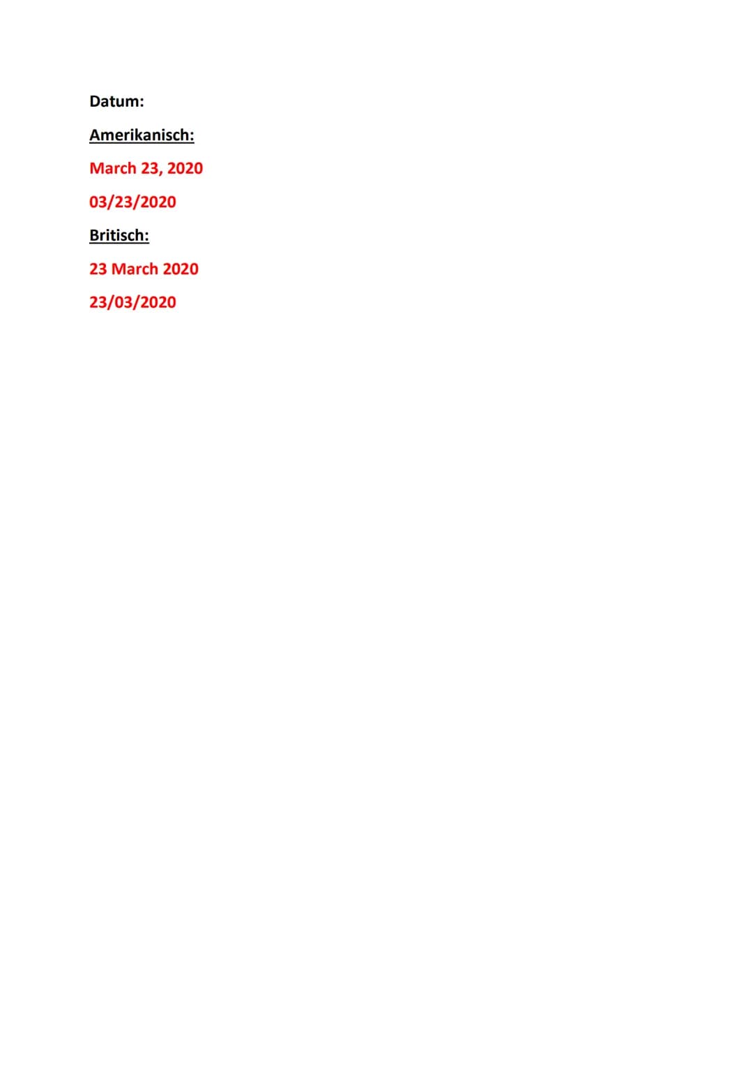 Brief/ E-Mail schreiben
Einen Brief schreiben:
Brief (letter)
Man unterscheidet zwischen geschäftlichen und persönlichen Briefen. Die
Form d