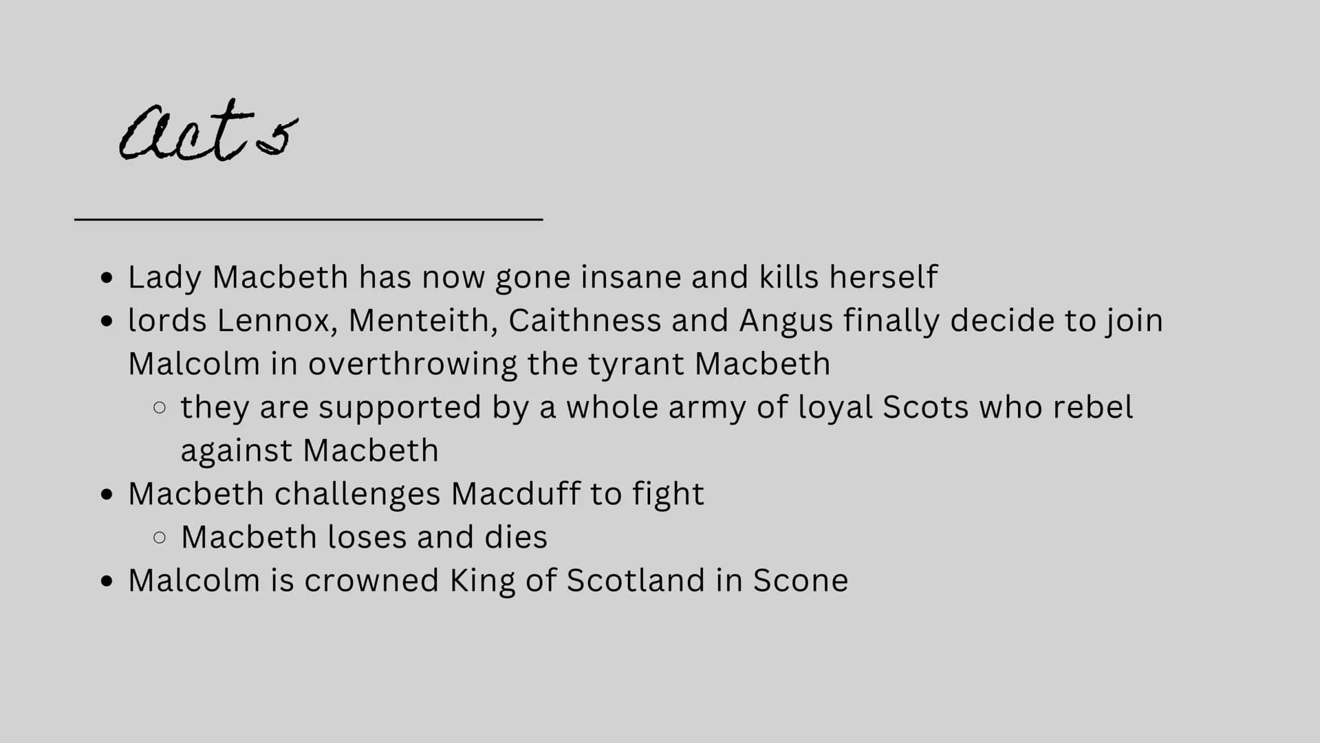 Macbeth
William Shakespeare Content
1. basic information
2. characters & their connection
3. summary of the acts
4. influence of Macbeth
5. 