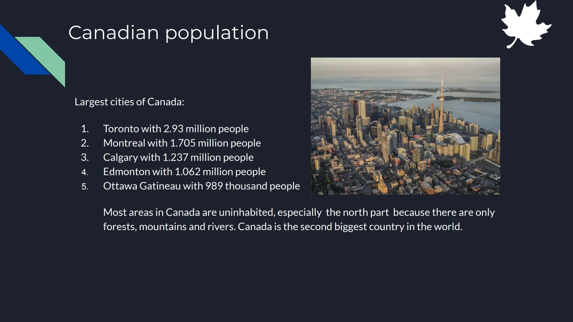  INTRODUCTION
Welcome to our presentation about Canada. We will tell you interesting facts about Canada in
general, we'll give you informati