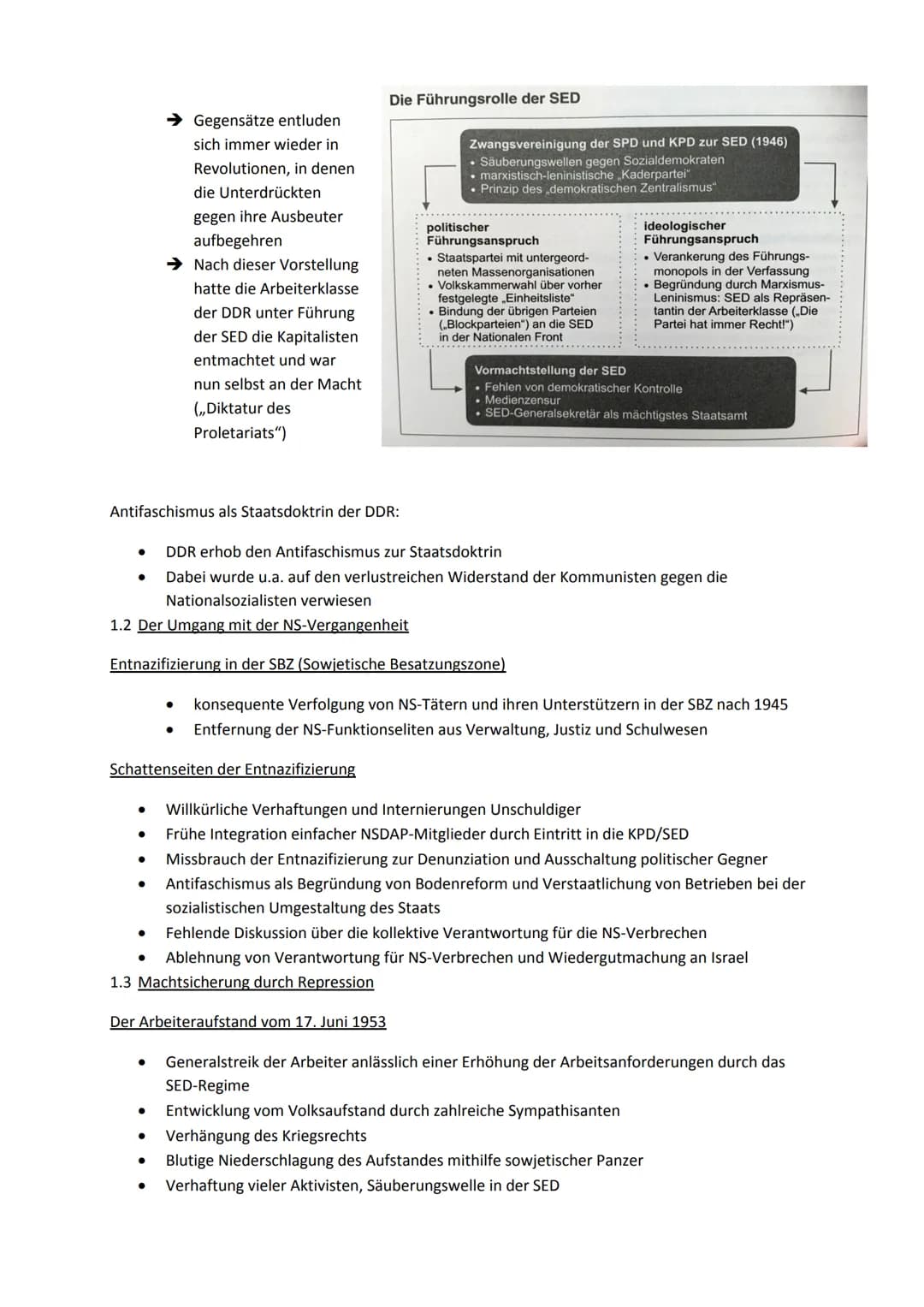 Ausgangslage:
1 Anspruch und Wirklichkeit im ,,Arbeiter-und Bauernstaat"
1.1 Der Neubeginn des politischen Lebens in der Sowjetischen Besatz