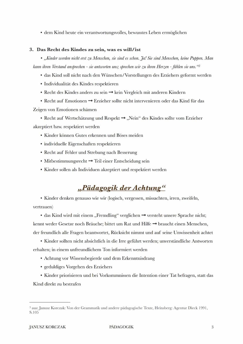 Refompädagoge Korczak
Janusz Korczak
Geburt: 1878
• wohlhabend, jüdischer Herkunft
• Arbeit in einer Kinderarztpraxis → Kinderarzt
• 1912: L
