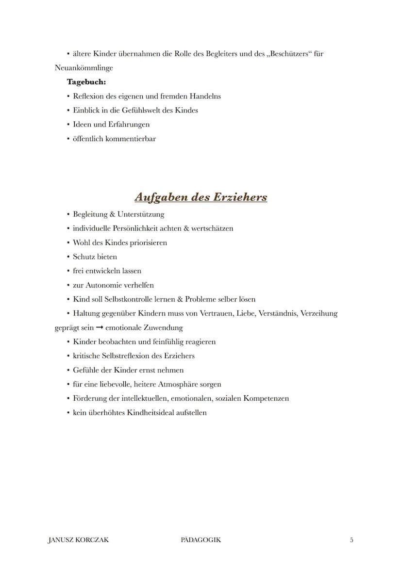 Refompädagoge Korczak
Janusz Korczak
Geburt: 1878
• wohlhabend, jüdischer Herkunft
• Arbeit in einer Kinderarztpraxis → Kinderarzt
• 1912: L