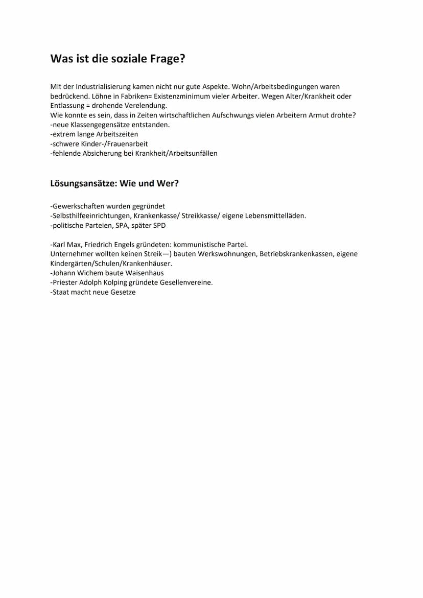 Was ist Industrialisierung?
Definition: lang andauernder Prozess, bei dem die Handarbeit zunehmend von Maschinen
(Fabrikarbeit) unterstützt 