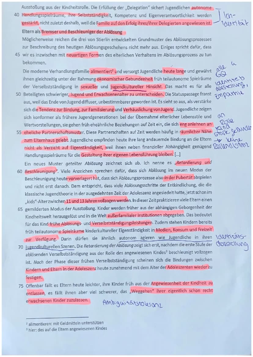 4. Klausur
Aufgaben:
1. Formulieren Sie den Hauptgedanken des Textes und geben Sie den Text strukturiert
wieder.
(18 Punkte)
2. Setzen Sie d
