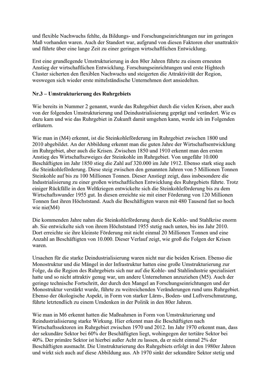 Geo-Q1b
Barne Koep
Raum- und Strukturwandel eines Altindustriegebiets
Nr.1 - Assoziationen zum Ruhrgebiet
Wenn ich an das Ruhrgebiet denke k