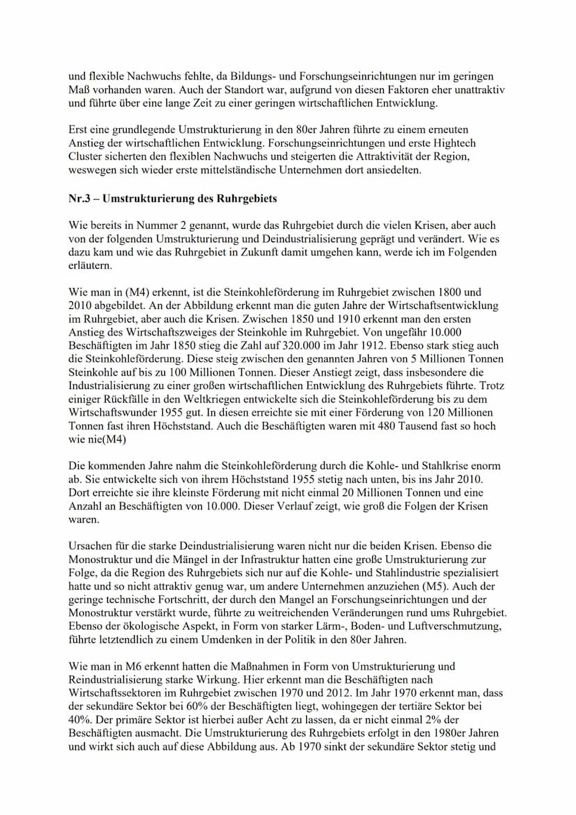 Geo-Q1b
Barne Koep
Raum- und Strukturwandel eines Altindustriegebiets
Nr.1 - Assoziationen zum Ruhrgebiet
Wenn ich an das Ruhrgebiet denke k