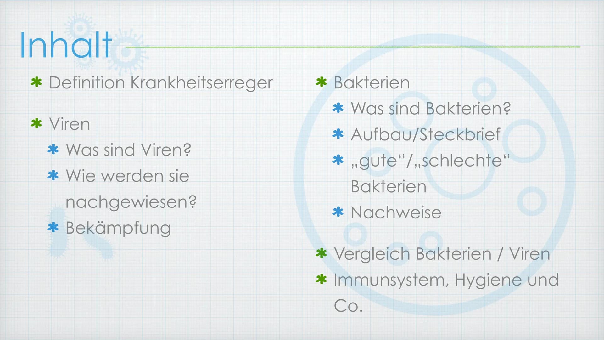 }
Krankheitserreger
O
und deren immunologischer Nachweis
BOS II Biologie HAU
Johanna Bauer, Xenia Schitz, Marie-Louise Junglas, Lucas Andres