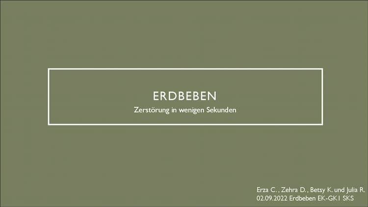 Know Erdbeben thumbnail