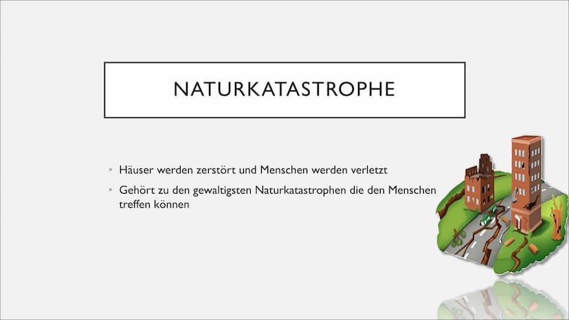 ERDBEBEN
Zerstörung in wenigen Sekunden
Erza C., Zehra D., Betsy K. und Julia R.
02.09.2022 Erdbeben EK-GKI SKS ●
Die Erschüttungsdauer kann