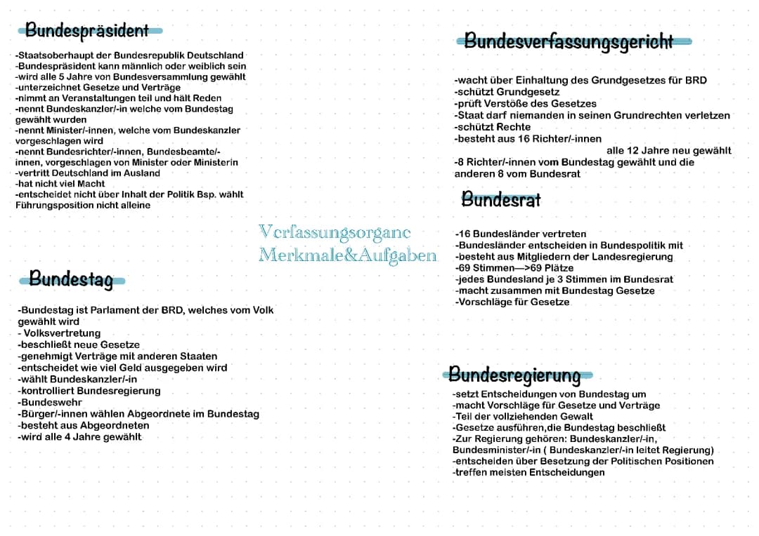 Verfassungsorgane
