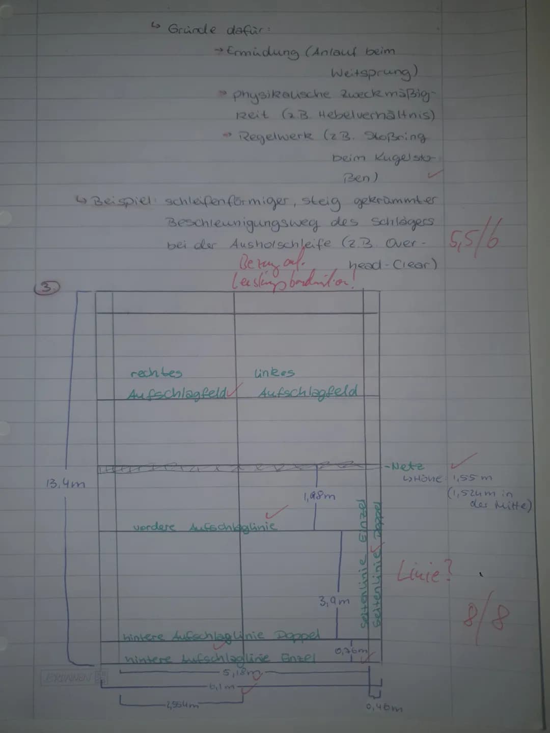 Test Badminton Klasse 12
1. Beschreibe mindestens 5 Aspekte aus der Geschichte des Badmintons
2. Nenne 4 biomechanische Prinzipien im Badmin