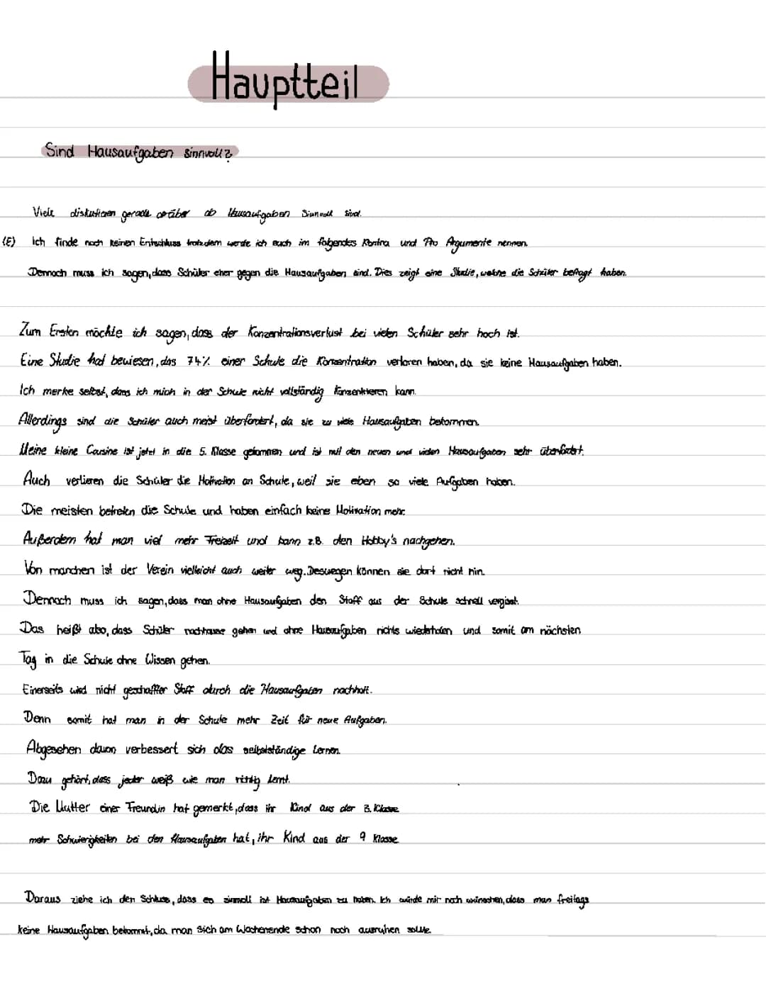 10 Gründe, warum Hausaufgaben wichtig sind - Pro und Contra Argumente