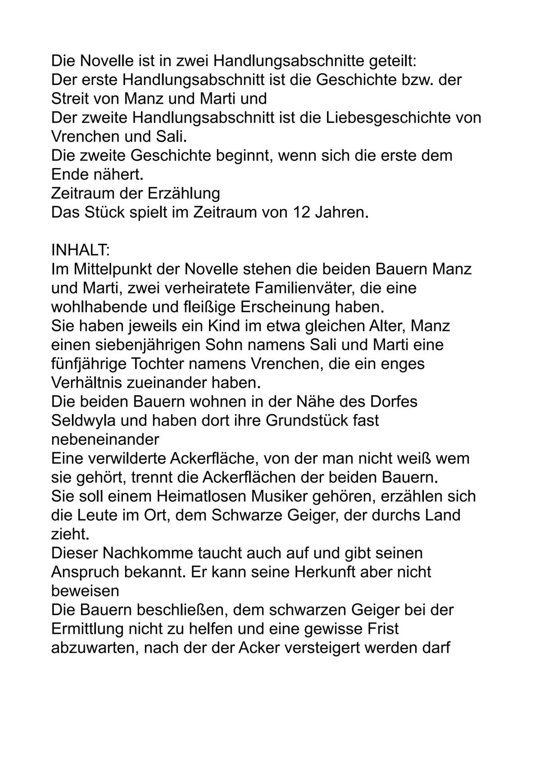 Romeo und Julia auf dem Dorfe
Romeo und Julia auf dem Dorfe
Ich erzähl euch heute was über die Novelle Romeo und
Julia auf dem Dorfe von Got