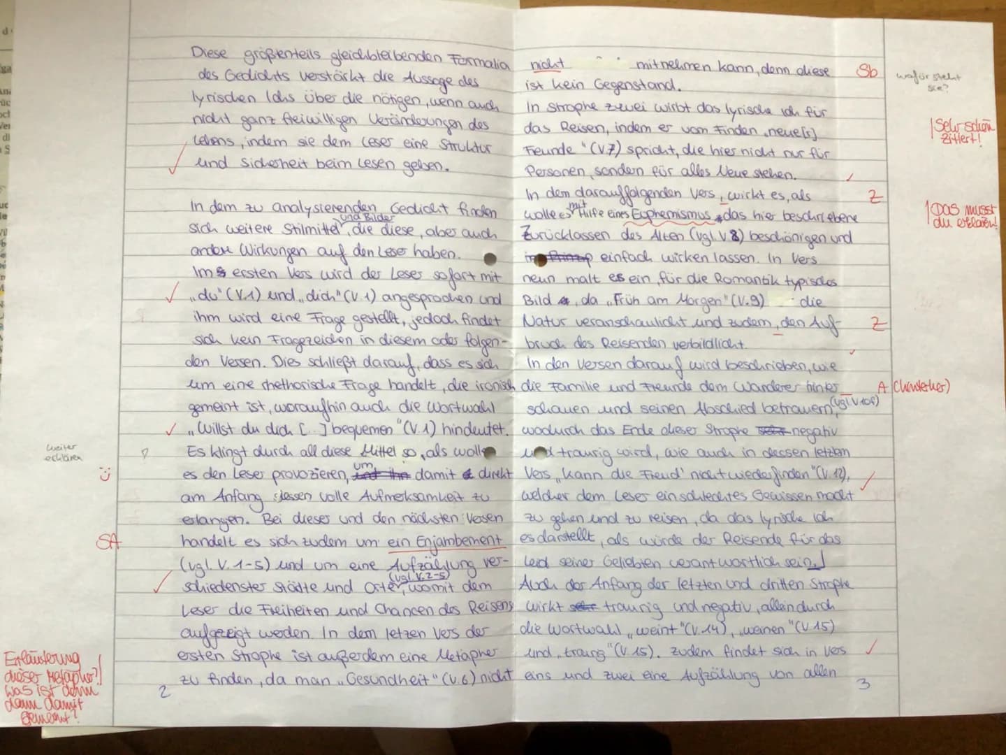 GK d Q1
Ellipse
da a
zaruch best
1. Klausur
„Unterwegs sein" - Lyrik von der Romantik bis zur Gegenwart
Aufgabenstellung:
1. Analysieren Sie