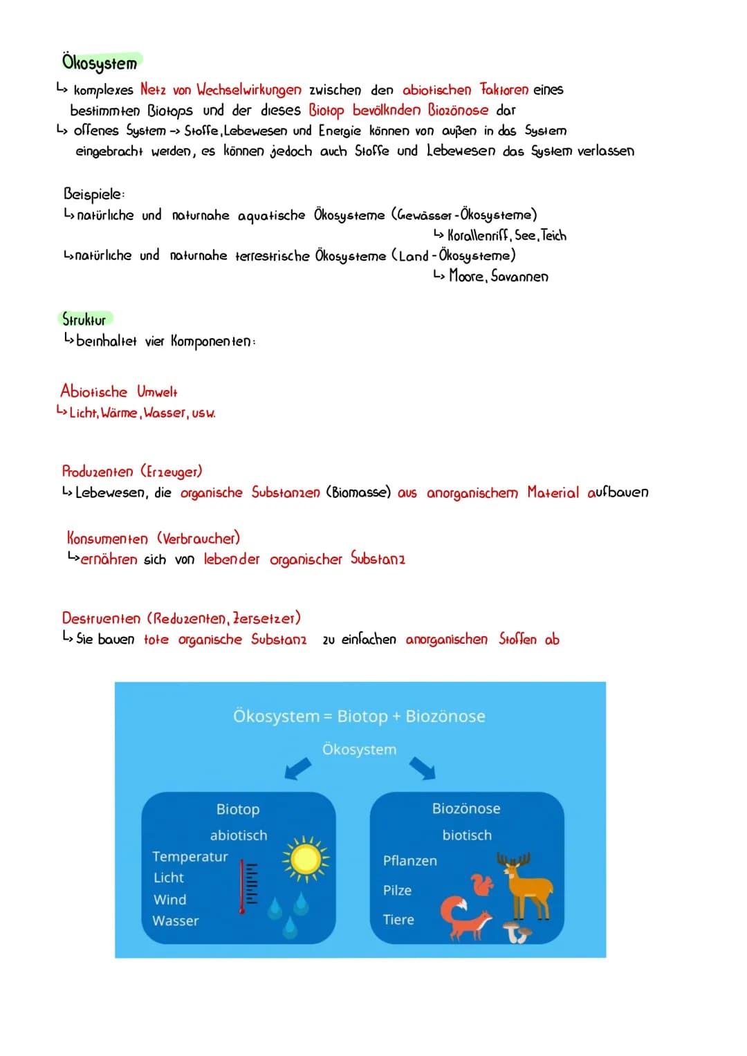 Definitionen der Fachbegriffe
Autökologie
↳> der einzelne Organismus und die Wechselwirkungen zwischem ihm und der Umwelt
stehen hier im Mit