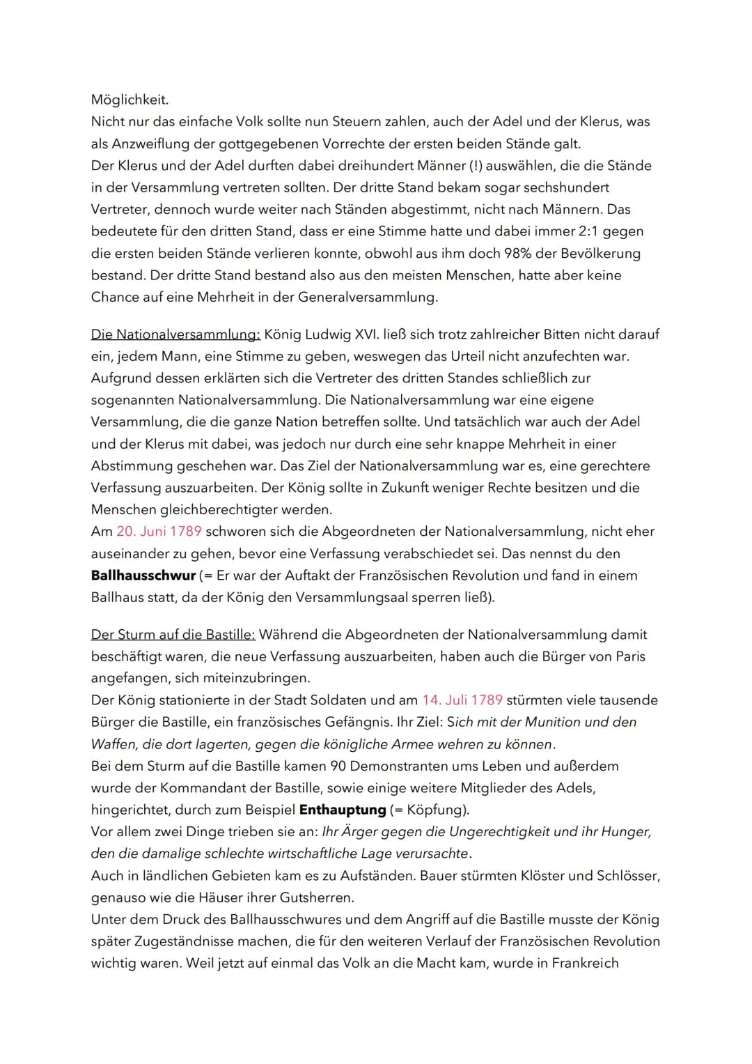 Geschichte
Sonntag, 04.September 2022
Grundzüge der
Französischen Revolution
Freiheit (= Liberté), Gleichheit (= Égalité) und Brüderlichkeit