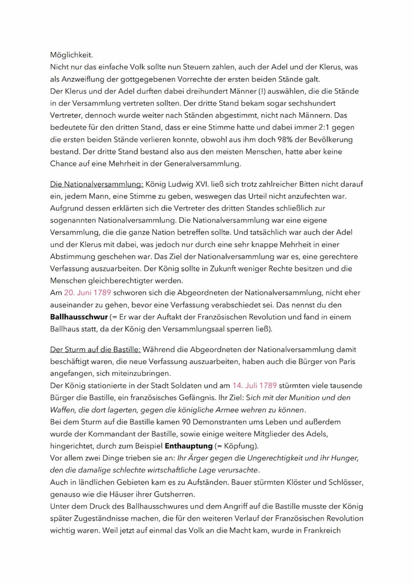 Geschichte
Sonntag, 04.September 2022
Grundzüge der
Französischen Revolution
Freiheit (= Liberté), Gleichheit (= Égalité) und Brüderlichkeit