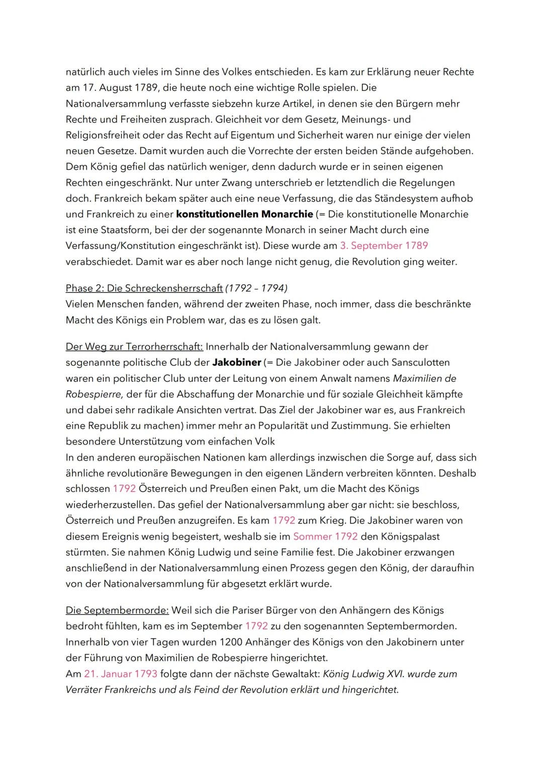 Geschichte
Sonntag, 04.September 2022
Grundzüge der
Französischen Revolution
Freiheit (= Liberté), Gleichheit (= Égalité) und Brüderlichkeit