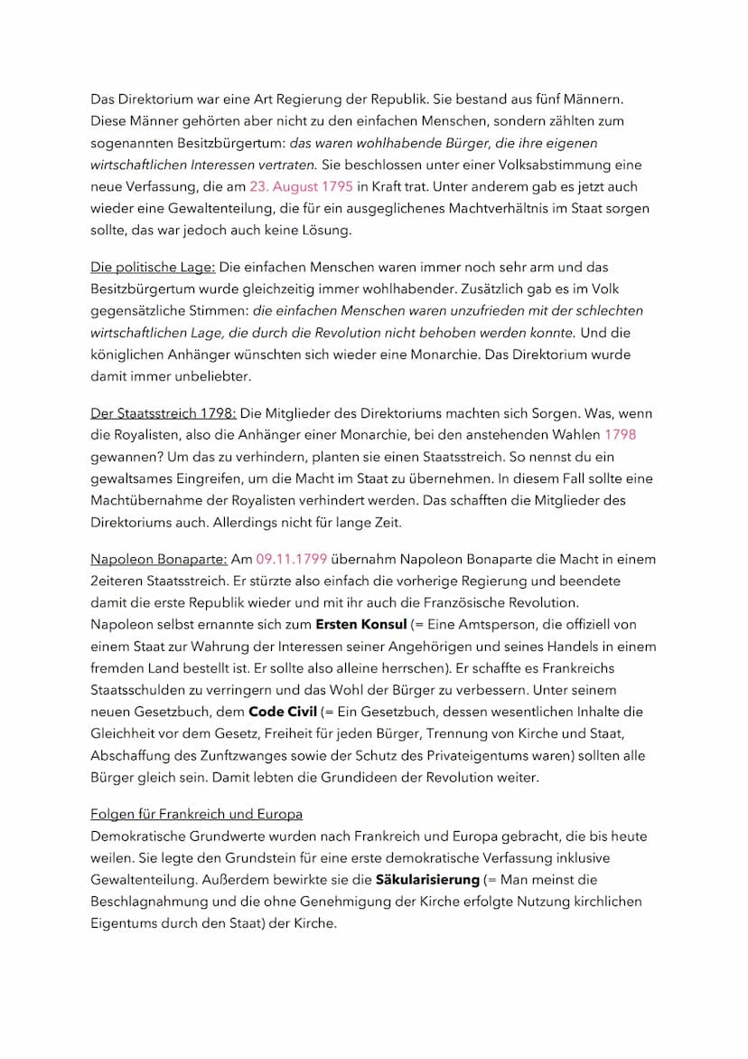 Geschichte
Sonntag, 04.September 2022
Grundzüge der
Französischen Revolution
Freiheit (= Liberté), Gleichheit (= Égalité) und Brüderlichkeit