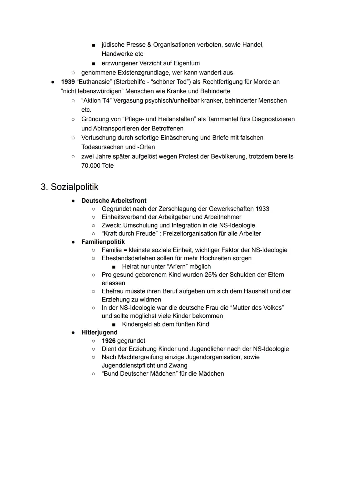 Nationalsozialismus
Allgemein
Entstehung
Ideologie
Bewegung
Machtergreifung der Nationalsozialisten
Bausteine der NS-Gesellschaft
1. Wirtsch