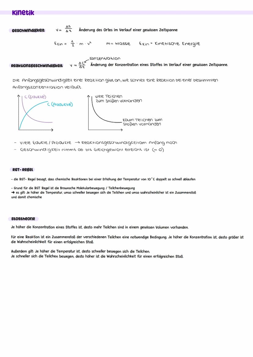 Chemie- lernzettel THERMODYNAMIK, KINETIK & CHEMISCHES GLEICHGEWICHT
Thermodynamik
1. Hauptsatz der Thermodynamik
Energieerhaltungssatz
Ener