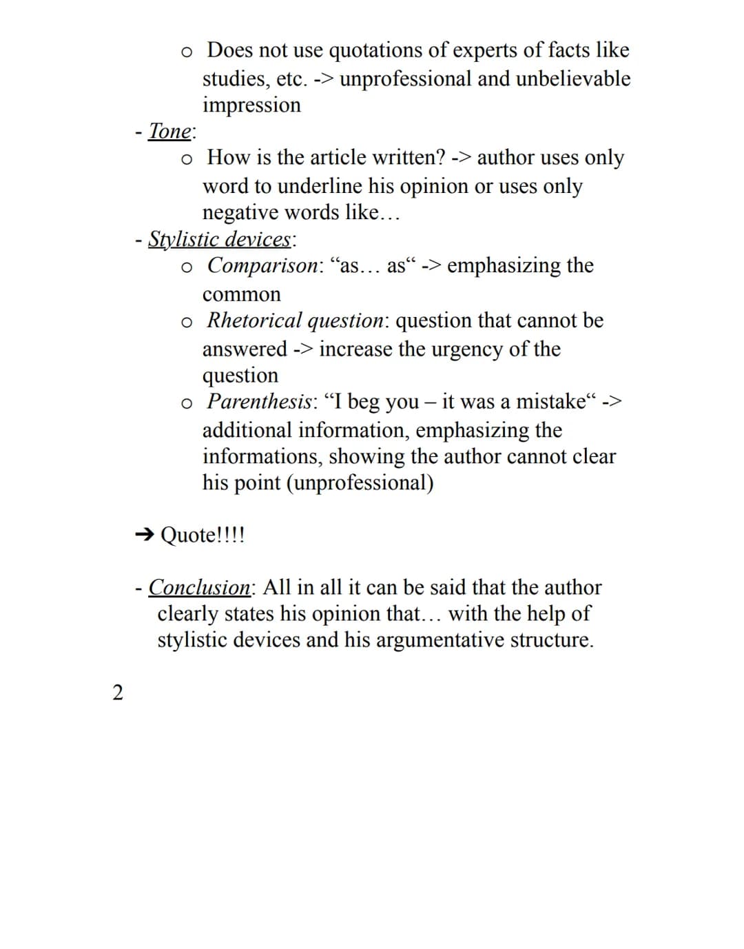 NEWSPAPER ARTICLE ANALYSIS
1. INTRODUCTION
- W-questions
- Example:
The given informative/ argumentative/ evaluative
newspaper article "[nam