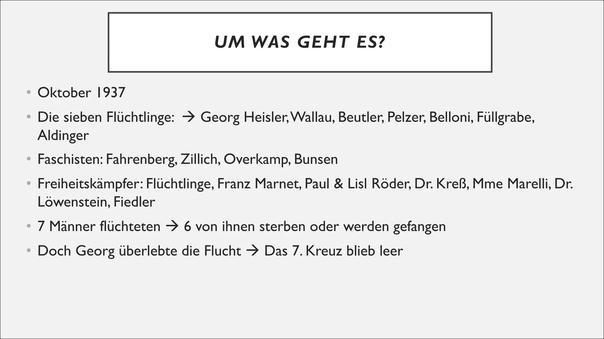 ANNA SEGHERS
"DAS SIEBTE KREUZ"
Amelie Knöckel ●
●
●
●
●
INFORMATIONEN ÜBER ANNA
Ihre Romane machten sie zu einer der angesehensten Autorinn