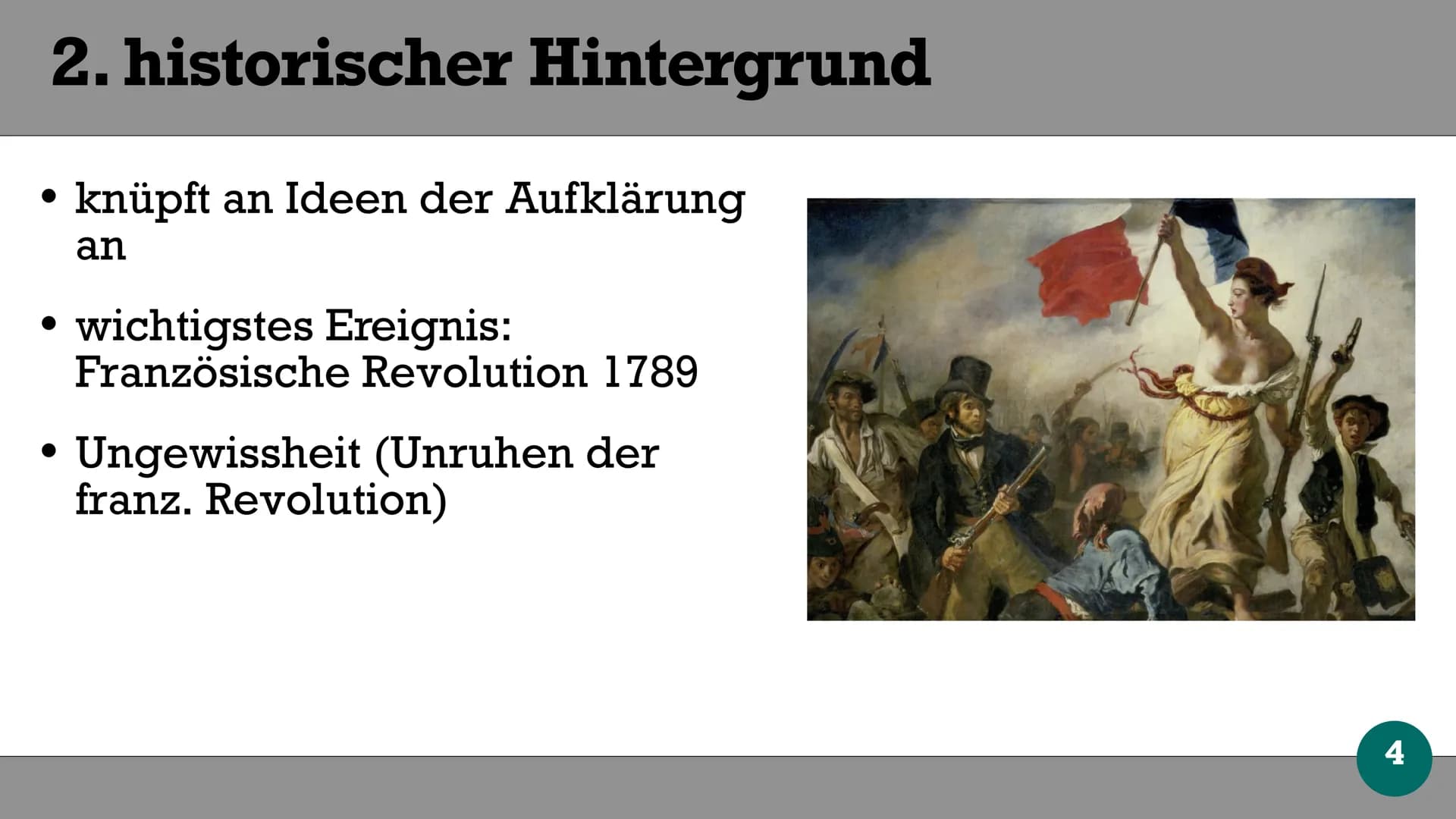 • 1786-1832 (enger gefasste Definition: 1794 - 1805)
. ,,Weimarer" : liter. Geschehen zentriert auf Weimar
• ,,Klassik": Orientierung an der