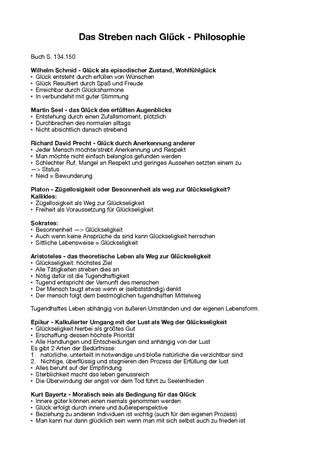 Glück Philosophie: Aristoteles, Epikur und mehr einfach erklärt