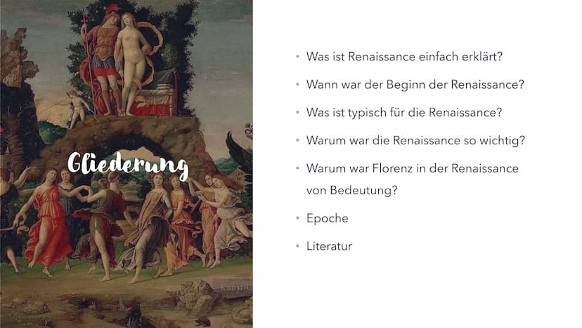 | L
LEL
ਵਿ
755
F
Renaissance
TE
TE
IF
ਵਿਰ
DIE EUROPÄISCHE
KULTURE POCHE
ਗਰ Gliederung
Mattelan
Kunst-t
●
●
●
●
●
●
●
Was ist Renaissance ein